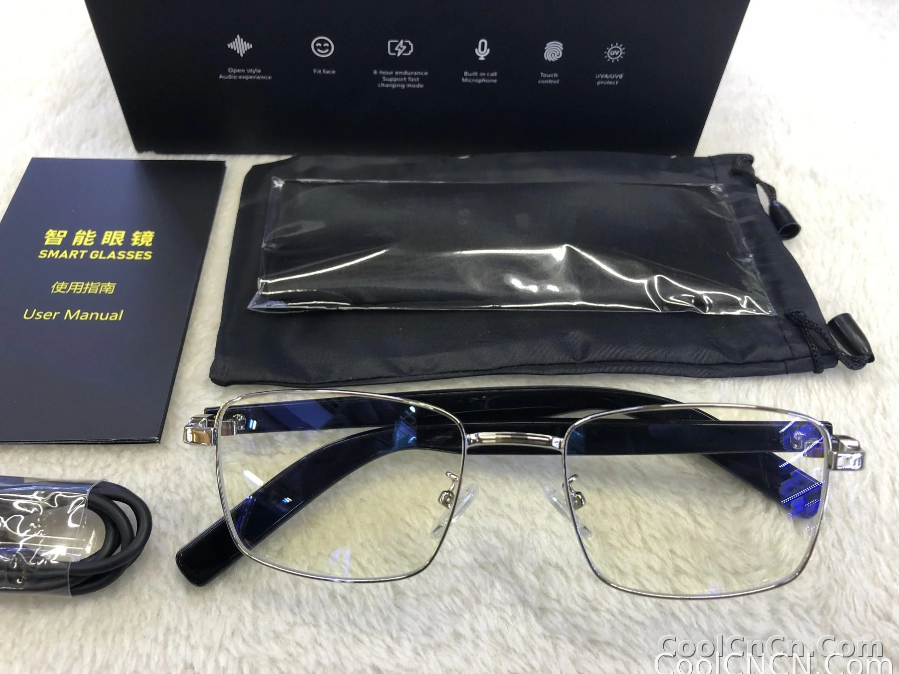 Bluetooth Smart Glasses Voice Call Music Play Remote Control Camera Wireless Bluetooth Headset Waterproof Glasses For Men  Women - detail