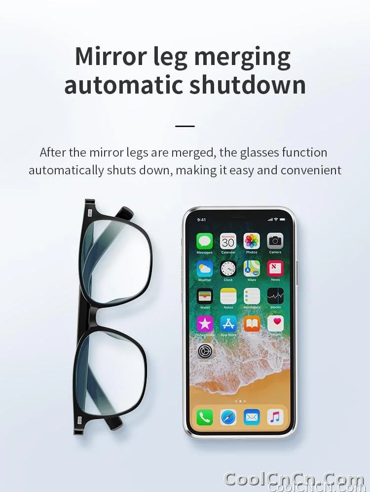 Bluetooth Smart Glasses Voice Call Music Play Remote Control Camera Wireless Bluetooth Headset Waterproof Glasses For Men  Women - detail