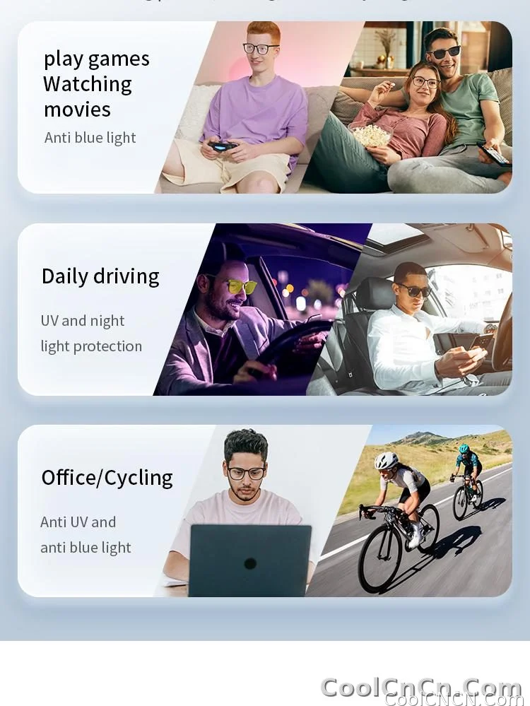 Bluetooth Smart Glasses Voice Call Music Play Remote Control Camera Wireless Bluetooth Headset Waterproof Glasses For Men  Women - detail