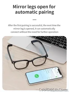 Bluetooth Smart Glasses Voice Call Music Play Remote Control Camera Wireless Bluetooth Headset Waterproof Glasses For Men  Women - view 18