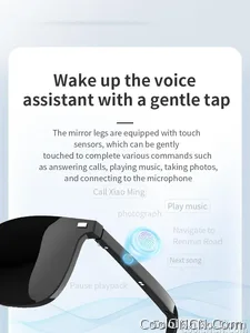 Bluetooth Smart Glasses Voice Call Music Play Remote Control Camera Wireless Bluetooth Headset Waterproof Glasses For Men  Women - view 21