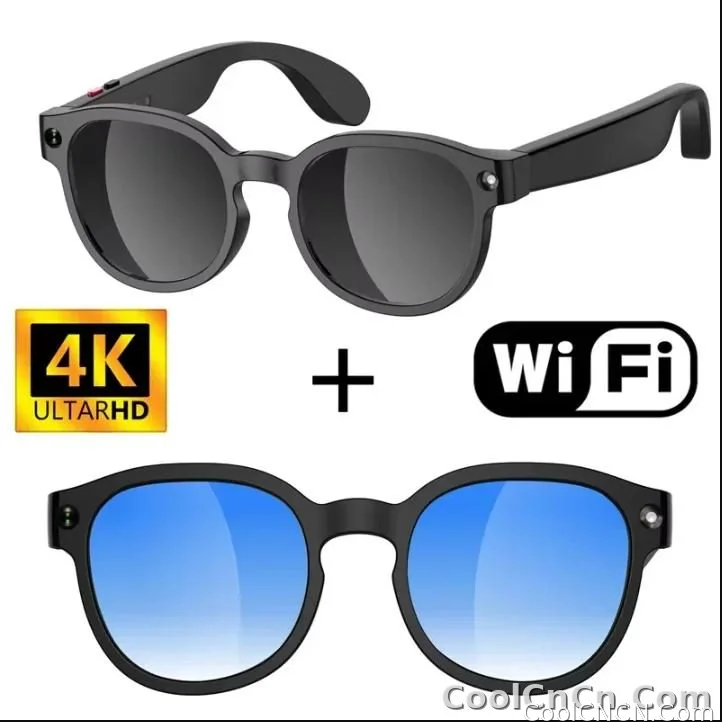 6K HD AI Camera Glasses 800MP Photochromic Multifunctional Smart Glasses Bluetooth Calling Photo Chat Music Translation 2026 - detail