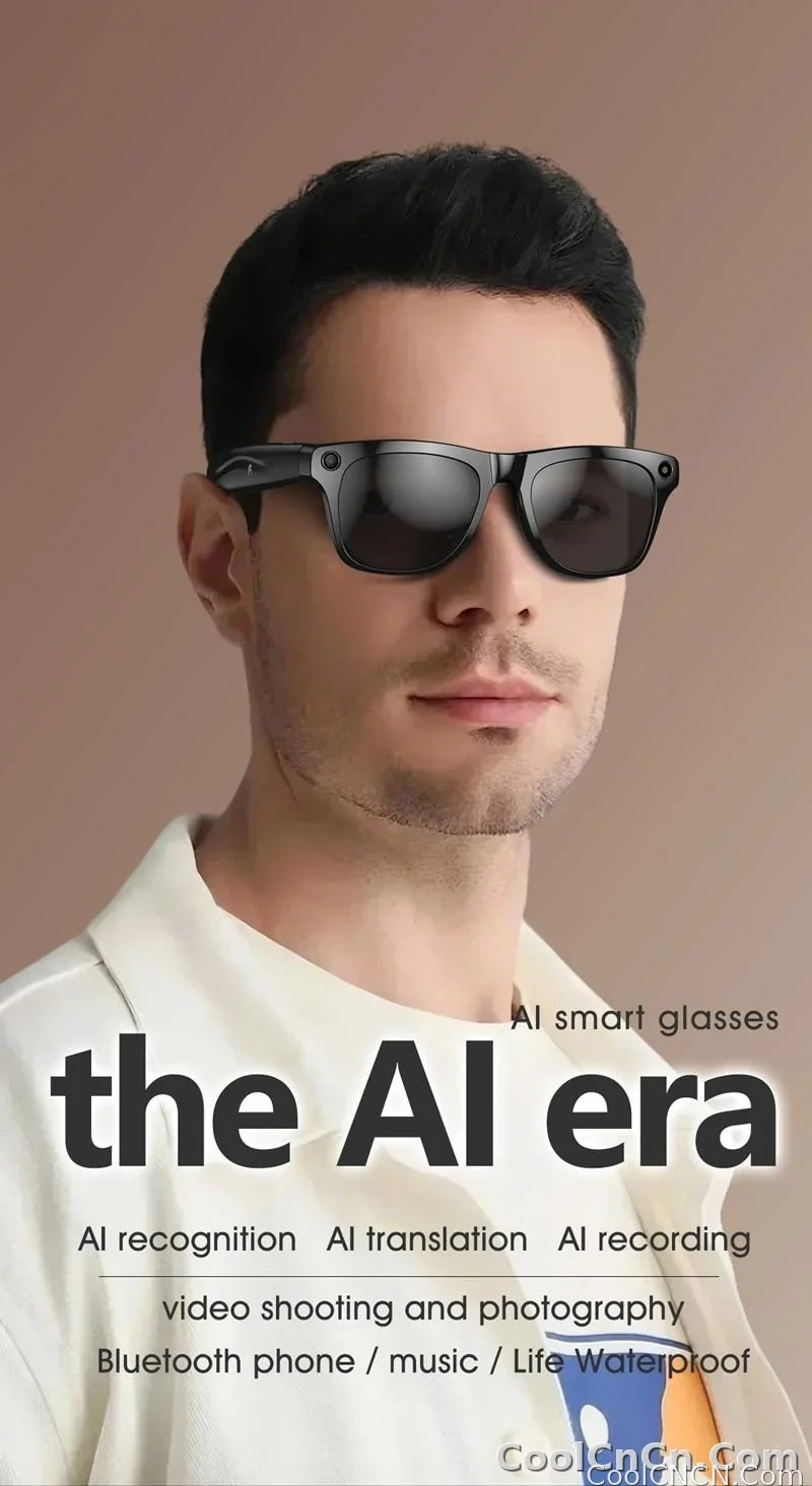 6K HD AI Camera Glasses 800MP Photochromic Multifunctional Smart Glasses Bluetooth Calling Photo Chat Music Translation 2026 - detail