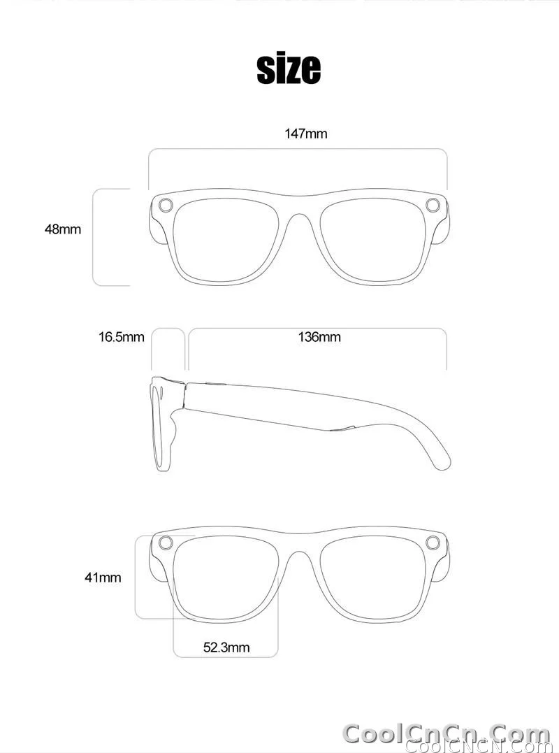 6K HD AI Camera Glasses 800MP Photochromic Multifunctional Smart Glasses Bluetooth Calling Photo Chat Music Translation 2026 - detail
