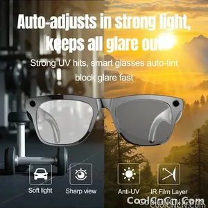 6K HD AI Camera Glasses 800MP Photochromic Multifunctional Smart Glasses Bluetooth Calling Photo Chat Music Translation 2026 - view 8