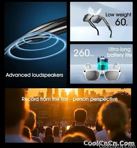 6K HD AI Camera Glasses 800MP Photochromic Multifunctional Smart Glasses Bluetooth Calling Photo Chat Music Translation 2026 - view 20