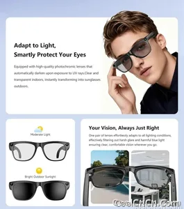 6K HD AI Camera Glasses 800MP Photochromic Multifunctional Smart Glasses Bluetooth Calling Photo Chat Music Translation 2026 - view 21