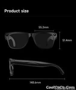 6K HD AI Camera Glasses 800MP Photochromic Multifunctional Smart Glasses Bluetooth Calling Photo Chat Music Translation 2026 - view 33