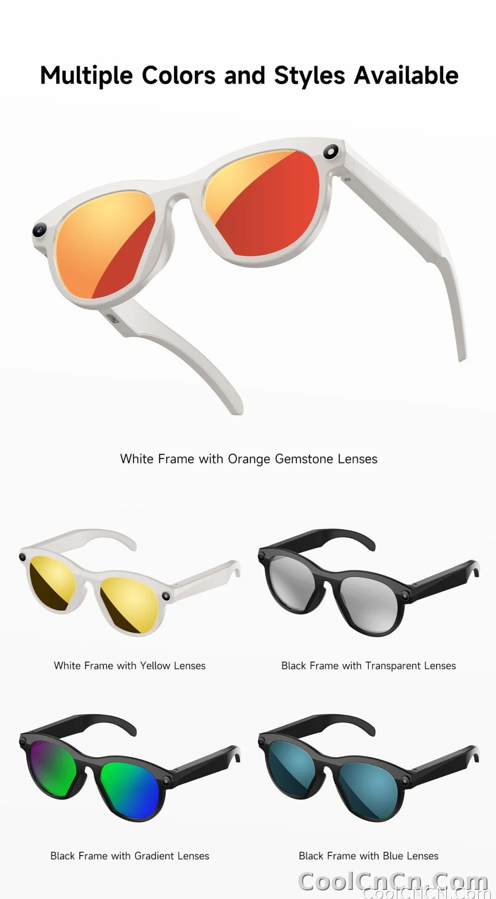 2026 New AI Smart Glasses for Photography And Video Intelligent Interactive Translation Feature Compatible with IOS And Android - detail