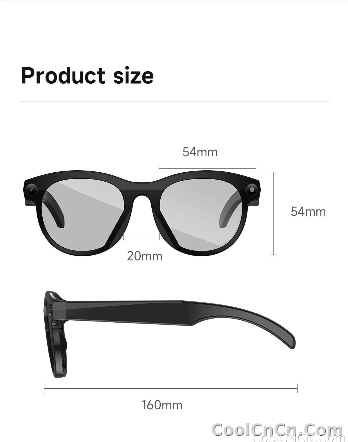 2026 New AI Smart Glasses for Photography And Video Intelligent Interactive Translation Feature Compatible with IOS And Android - detail