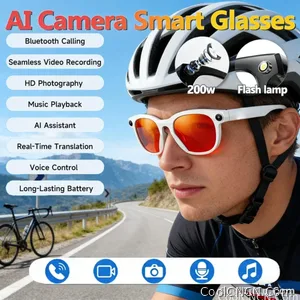 2026 New AI Smart Glasses for Photography And Video Intelligent Interactive Translation Feature Compatible with IOS And Android - view 1