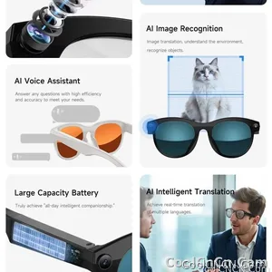 2026 New AI Smart Glasses for Photography And Video Intelligent Interactive Translation Feature Compatible with IOS And Android - view 6