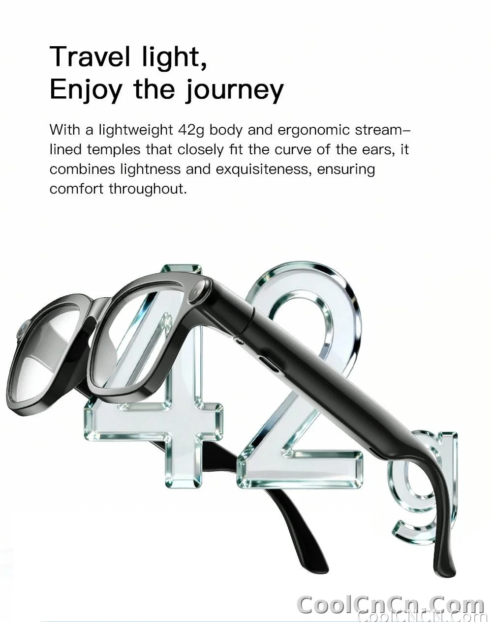 New Business Sports Smart Glasses Men 8MP Anti-shake Camera 100+Language Translation ChatGPT AI Assistant Video POV AI Sunglass - detail