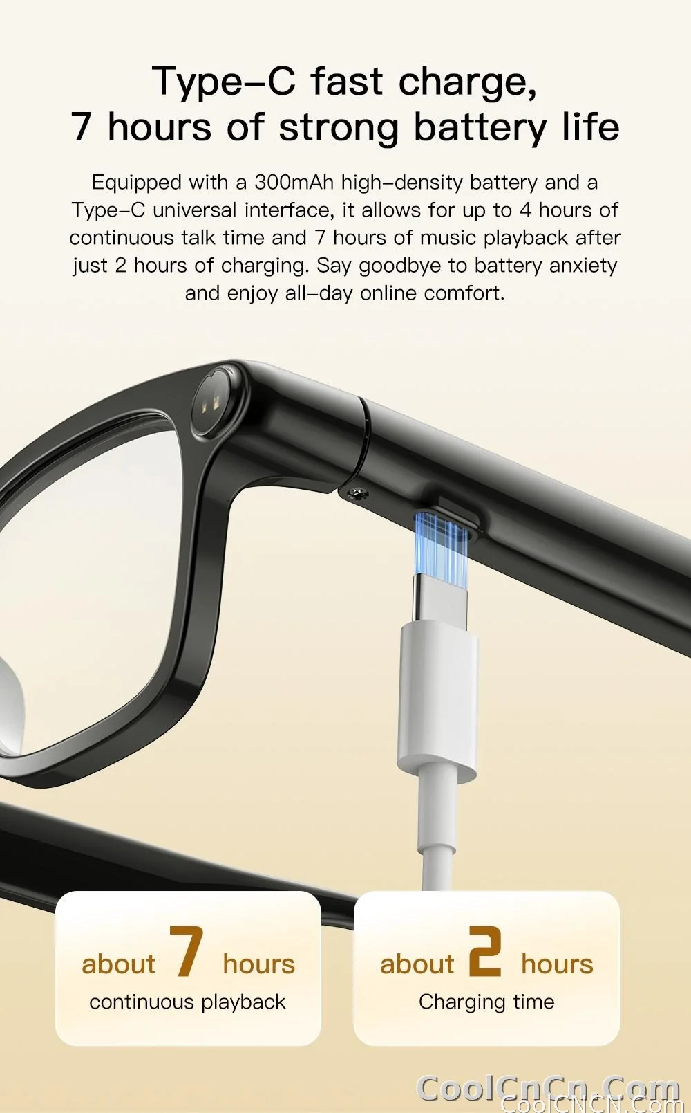 New Business Sports Smart Glasses Men 8MP Anti-shake Camera 100+Language Translation ChatGPT AI Assistant Video POV AI Sunglass - detail