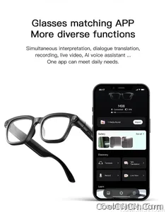 New Business Sports Smart Glasses Men 8MP Anti-shake Camera 100+Language Translation ChatGPT AI Assistant Video POV AI Sunglass - view 12