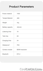New Business Sports Smart Glasses Men 8MP Anti-shake Camera 100+Language Translation ChatGPT AI Assistant Video POV AI Sunglass - view 22