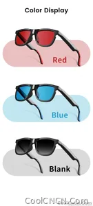 New 2026 Pro Smart Sunglasses Bluetooth AI Voice Assistant Translation HD Audio ENC Dual Mic Touch Color Change IP65 TR90 Frame - view 19