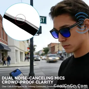 New Pro Smart Audio Sunglasses 2026 AI Translation Q&A Bluetooth HD Sound ENC Dual Mic Touch 4-Speed Color Change IP65 TR90 Men - view 5