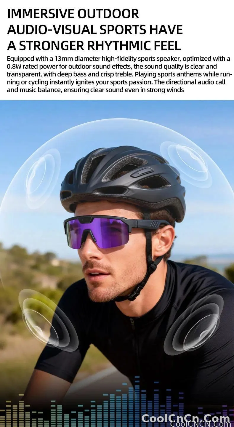 2026 New AI Smart Sports shooting&recording Glasses 800W Camera HD Anti-shake Bicycle Riding Shooting Artifact Windproof Goggles - detail
