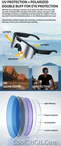 2026 New AI Smart Sports shooting&recording Glasses 800W Camera HD Anti-shake Bicycle Riding Shooting Artifact Windproof Goggles - view 10