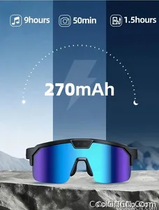 2026 New AI Smart Sports shooting&recording Glasses 800W Camera HD Anti-shake Bicycle Riding Shooting Artifact Windproof Goggles - view 23