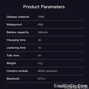 AI Smart Glasses Camera Sunglasses Wireless Bluetooth Touch Call Meeting For Men Real Time Translation Glasses With Camera Music - view 18