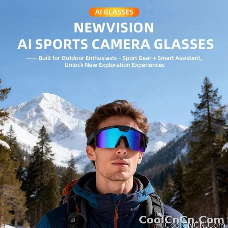 2026 Smart Cycling Glasses Sun Protection Listening to Music Taking Photo and Video AI Translation Voice Assistant Smart Glasses - detail