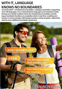 2026 Smart Cycling Glasses Sun Protection Listening to Music Taking Photo and Video AI Translation Voice Assistant Smart Glasses - view 17