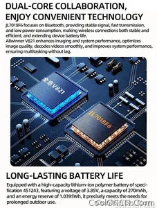 2026 Smart Cycling Glasses Sun Protection Listening to Music Taking Photo and Video AI Translation Voice Assistant Smart Glasses - view 21