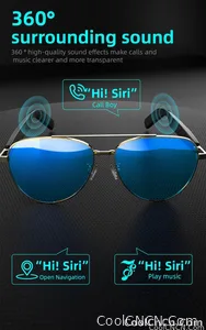 SG13 Smart Eyewear With Immersive Open Ear Audio, Stylish Gradient Frame, Bluetooth 5.4 Wide Compatible With iOS And Android - view 16