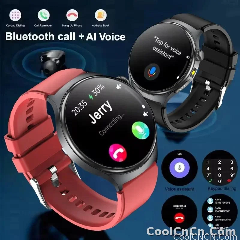 CoolWiz New Healthcare-Grade Smartwatch — Health Monitoring (Uric Acid, Lipids), ECG + PPG, Temperature, BMI, Bluetooth Calls, iOS Health smartwatch for outdoor sports and everyday use