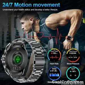CoolWiz Smart Watch Military Grade with GPS for Men, 1000mAh Battery, 10 ATM Water Resistance, Compass, Blood Pressure Monitor, Call Function, Sports Smart Watch for Outdoor Activities and Everyday Use - view 7