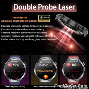 CoolWiz Smart Watch for Body Composition, Blood Pressure, NFC ECG + PPG, Body Temperature, Uric Acid, Lipids, Call Function; Waterproof Smart Watch for Men, suitable for outdoor sports and daily use - view 6