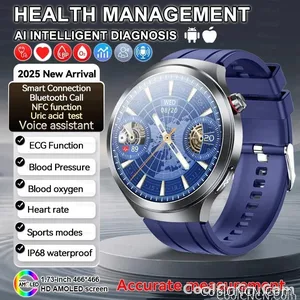 CoolWiz Smart Watch for Body Composition, Blood Pressure, NFC ECG + PPG, Body Temperature, Uric Acid, Lipids, Call Function; Waterproof Smart Watch for Men, suitable for outdoor sports and daily use - view 9