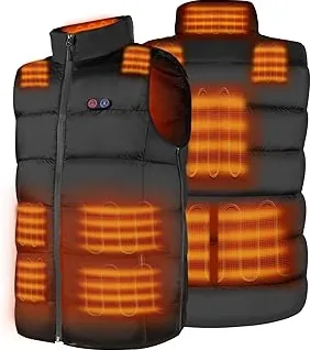 Upgraded Version Dr. Prepare Heated Vest for Men, Heated Vest Women, Mens Heated Jacket with Adjustable Sizes (Battery Pack Not Included) — Best Seller