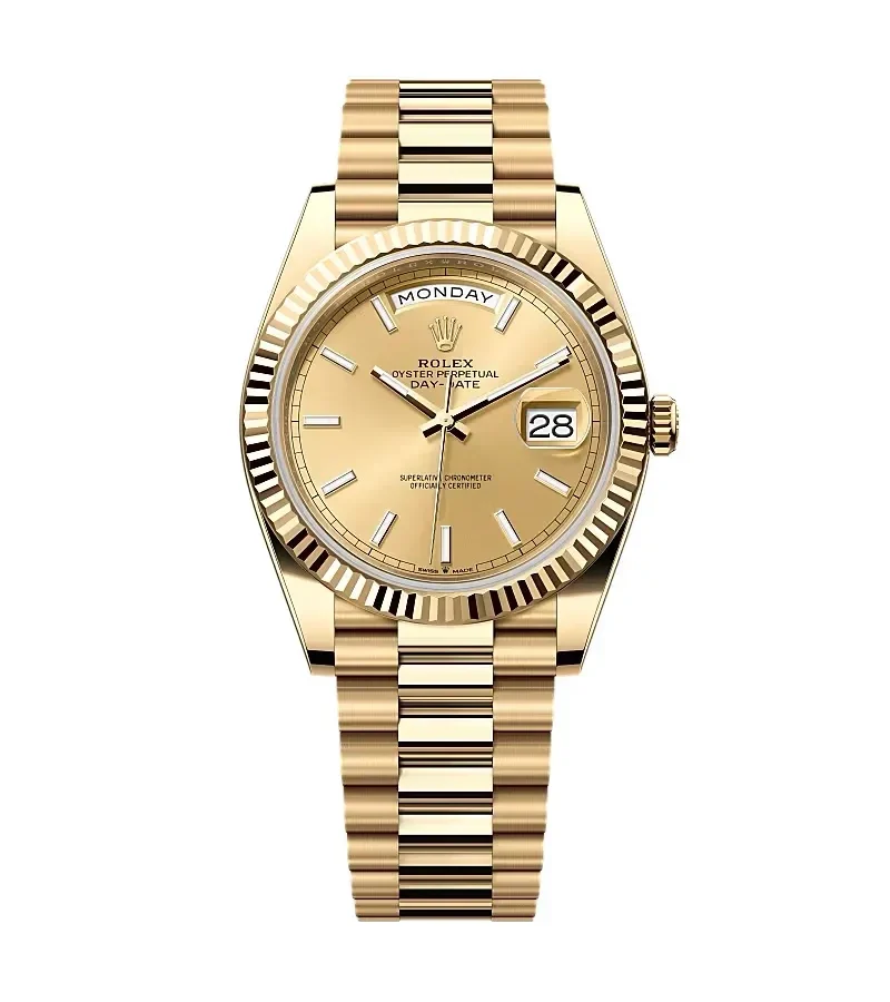 Superclone Rolex Day-Date II 40mm Champagne Dial 228238